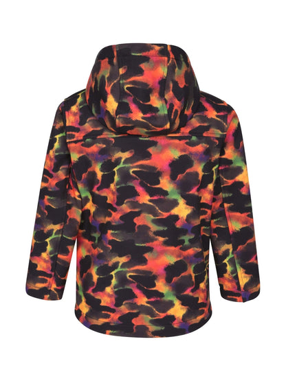 Dsiney Kidz - Mountain Warehouse Orange Exodus Kids Printed Water-Resistant Softshell Jacket image 2