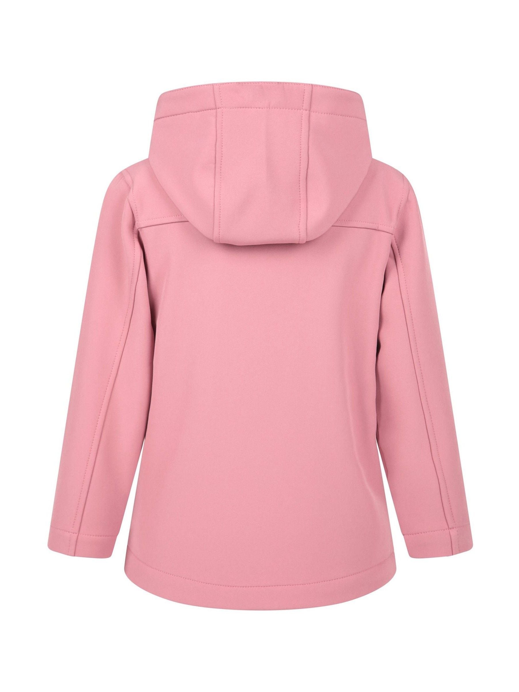 Dsiney Kidz - Mountain Warehouse Light Pink Exodus Kids Water Resistant Softshell Jacket image 3