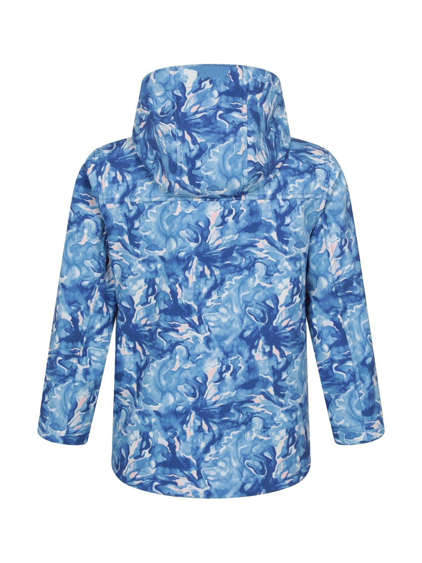 Dsiney Kidz - Mountain Warehouse Sky Blue Exodus Kids Printed Water-Resistant Softshell Jacket image 3