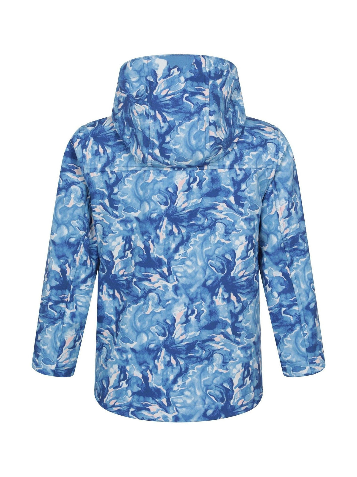Dsiney Kidz - Mountain Warehouse Sky Blue Exodus Kids Printed Water-Resistant Softshell Jacket image 3