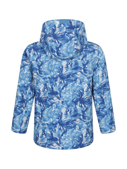 Dsiney Kidz - Mountain Warehouse Sky Blue Exodus Kids Printed Water-Resistant Softshell Jacket image 3