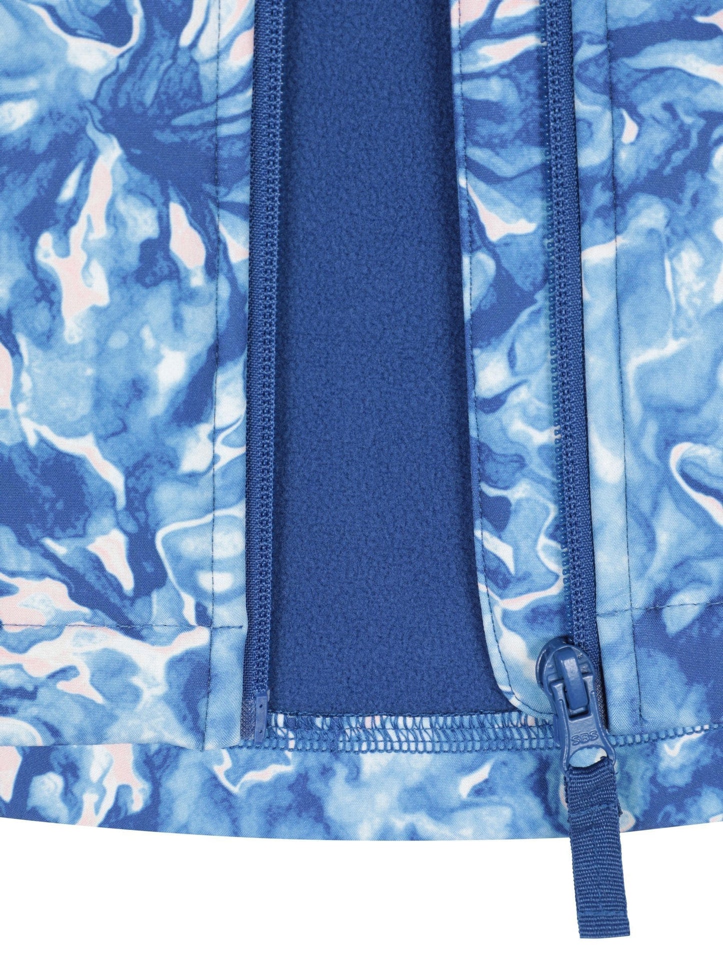 Dsiney Kidz - Mountain Warehouse Sky Blue Exodus Kids Printed Water-Resistant Softshell Jacket image 4