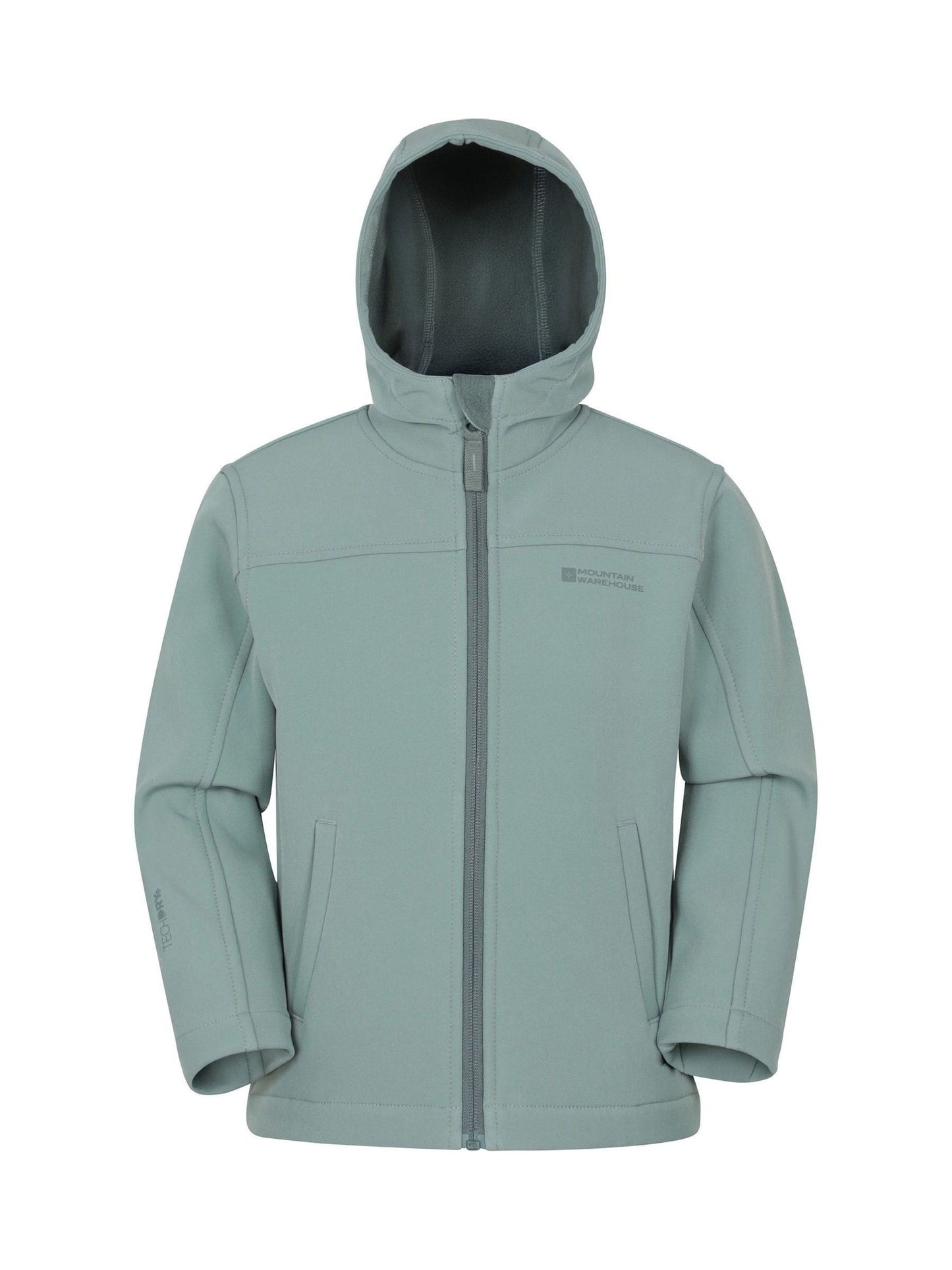 Dsiney Kidz - Mountain Warehouse Sage Green Exodus Kids Water Resistant Softshell Jacket image 1