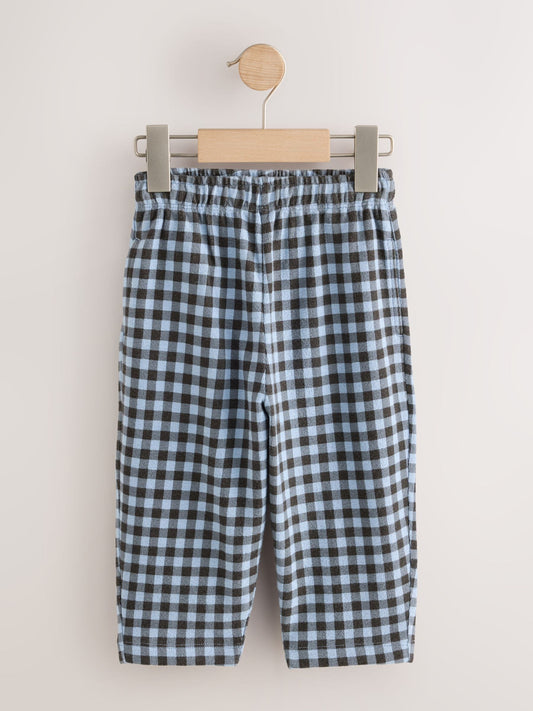 Dsiney Kidz - Blue/Brown Textured Smart Joggers (3mths-7yrs) image 1