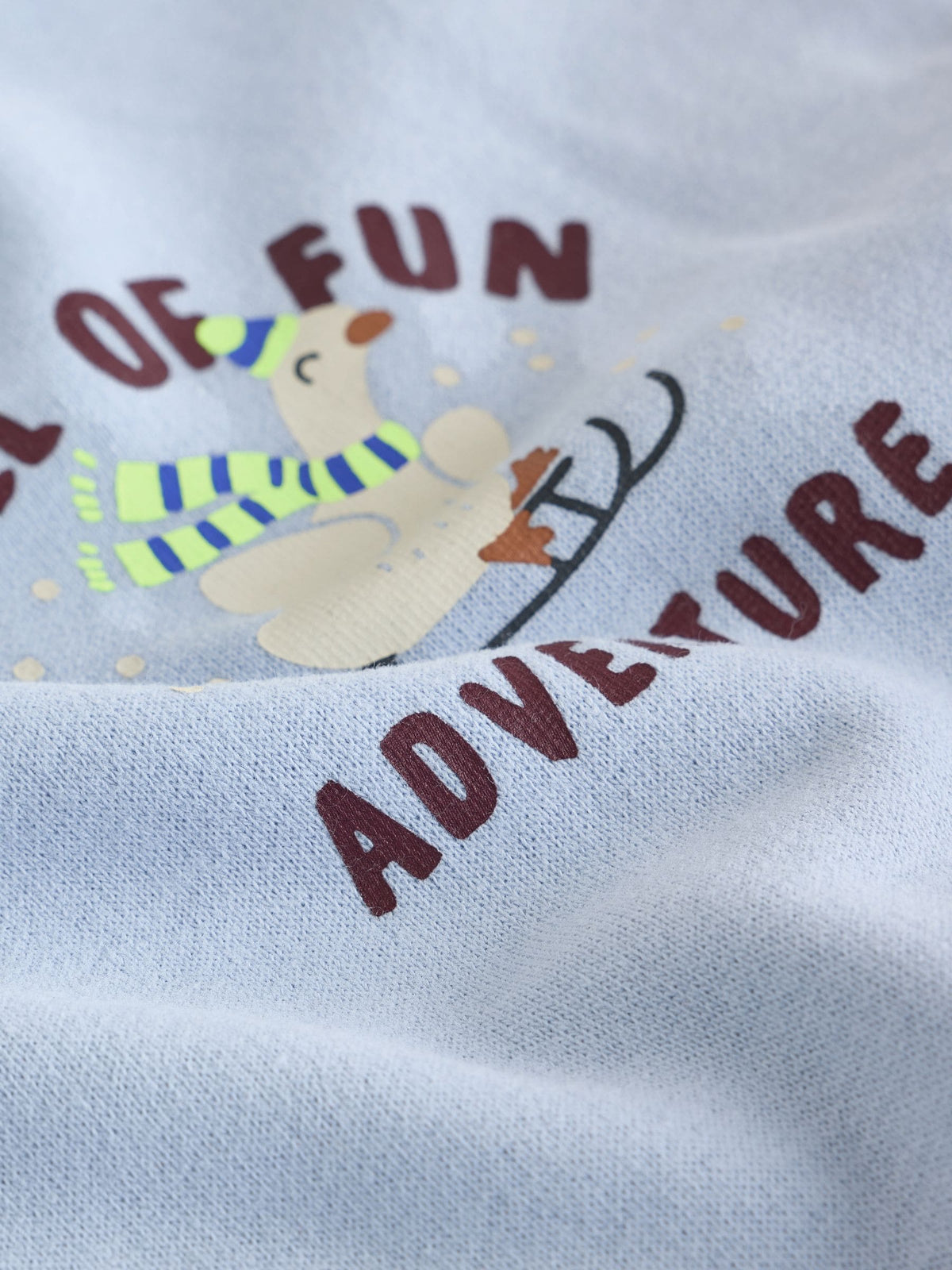 Dsiney Kidz - Blue Goose Printed Crew Neck Sweat Top (3mths-7yrs) image 3