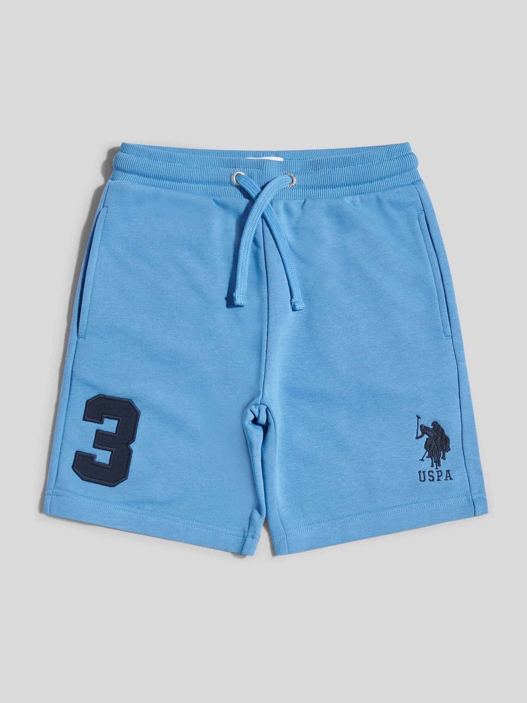 Dsiney Kidz - U.S. Polo Assn. Blue Player 3 Sweat Shorts image 1