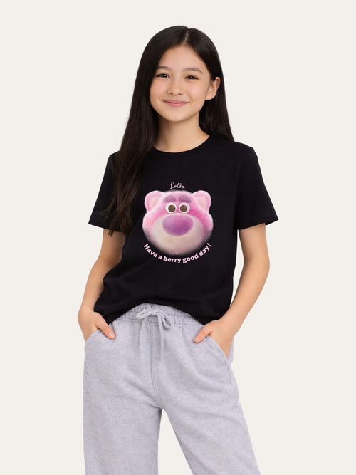 Brand Threads Black Toy Story Graphic Lotso T-Shirt image 1
