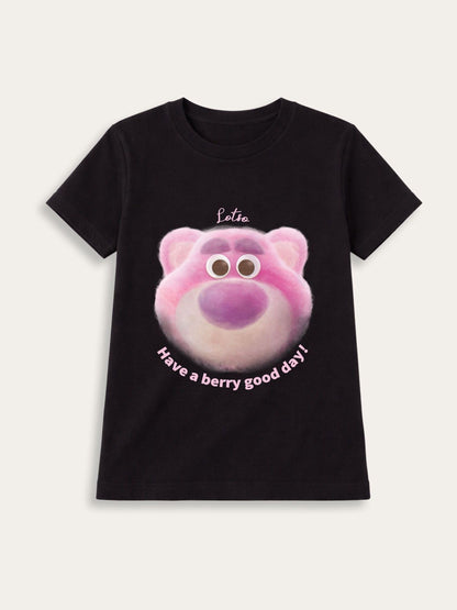Brand Threads Black Toy Story Graphic Lotso T-Shirt image 4
