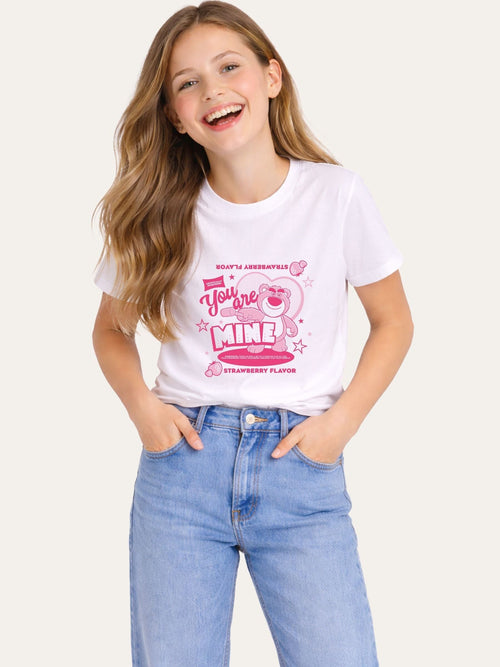 Brand Threads White Toy Story Graphic Lotso T-Shirt image 1