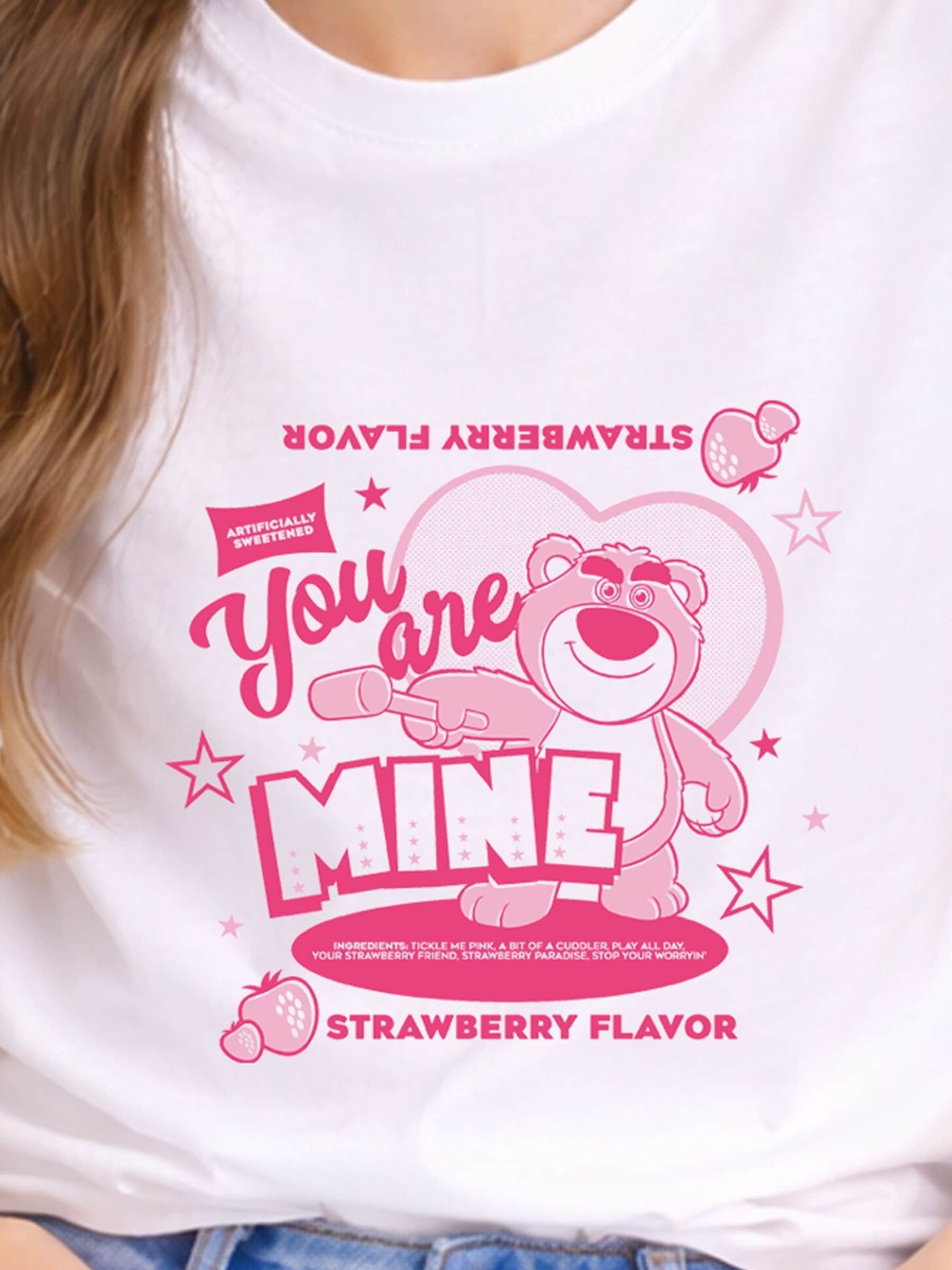 Brand Threads White Toy Story Graphic Lotso T-Shirt image 3