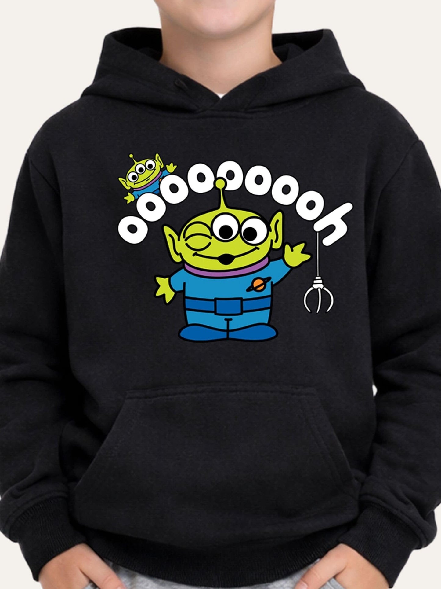 Dsiney Kidz - Brand Threads Black Toy Story Graphic Alien Hoodie image 3