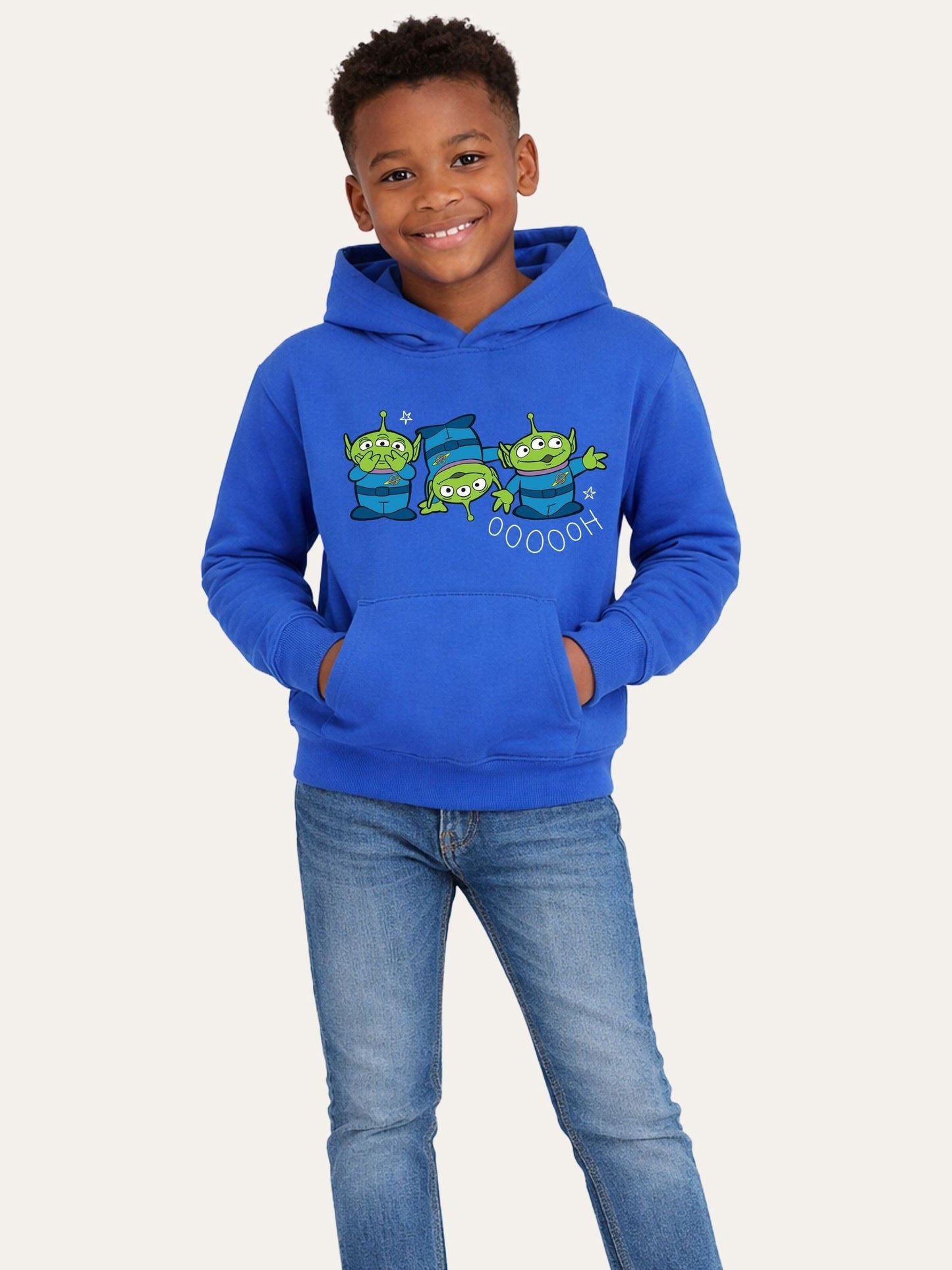 Dsiney Kidz - Brand Threads Blue Toy Story Graphic Alien Hoodie image 1