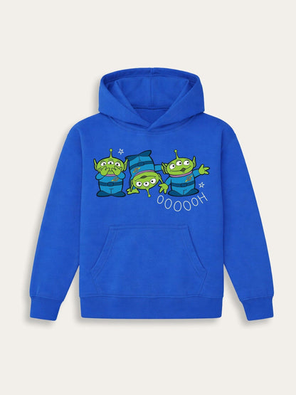 Dsiney Kidz - Brand Threads Blue Toy Story Graphic Alien Hoodie image 4