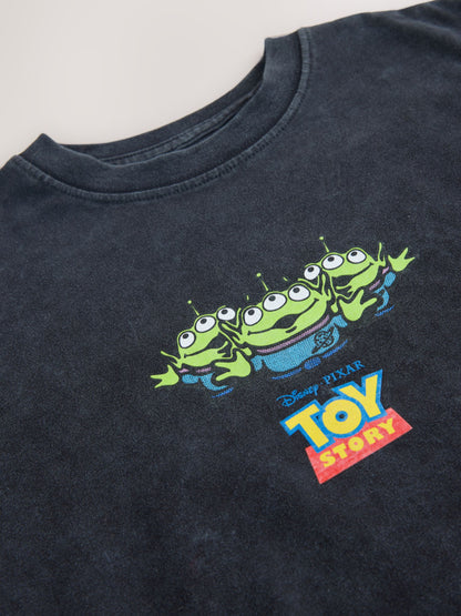 Dsiney Kidz - Black Washed Aliens Toy Story T-Shirt (3-12yrs) image 3