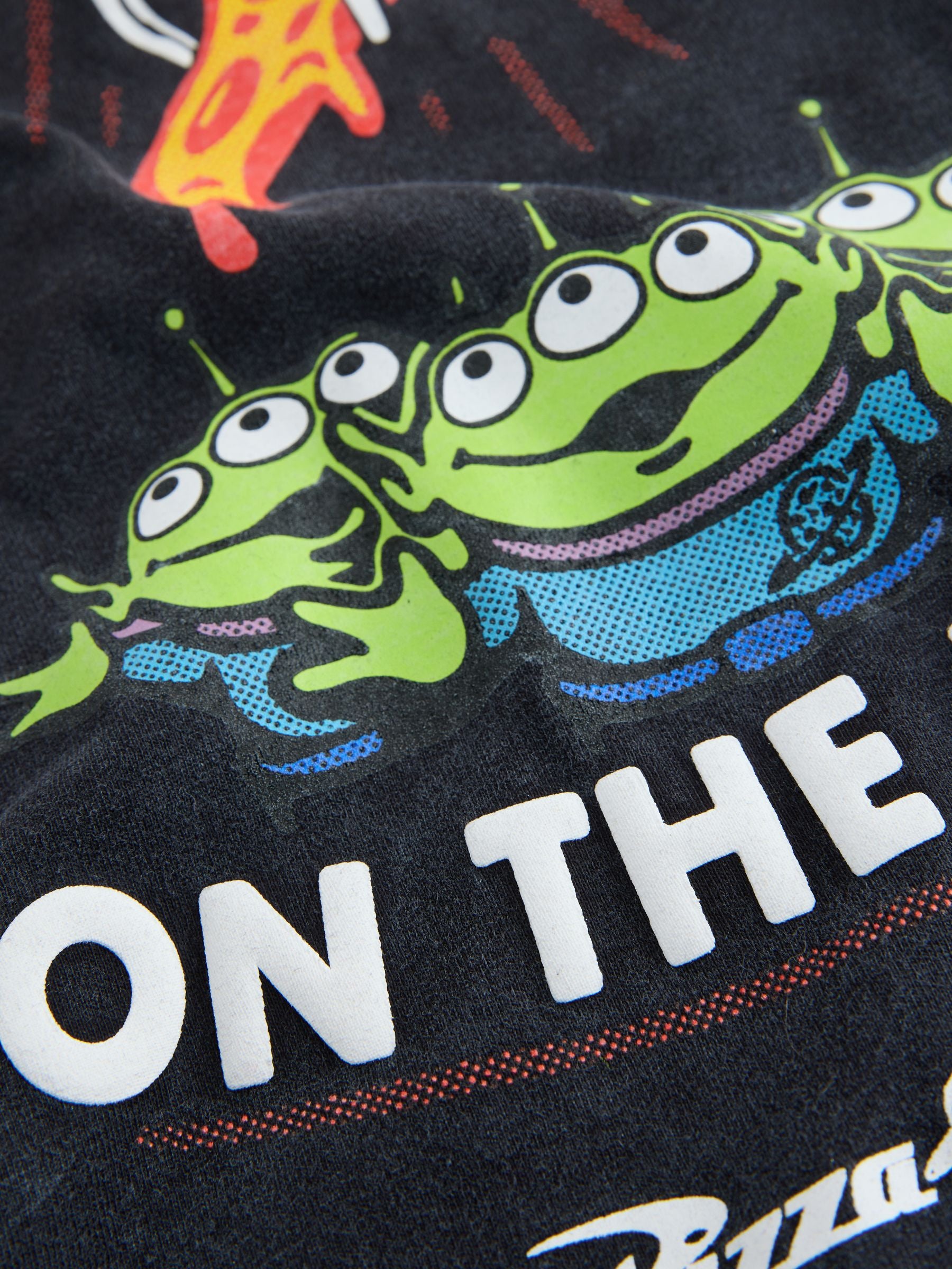 Dsiney Kidz - Black Washed Aliens Toy Story T-Shirt (3-12yrs) image 4