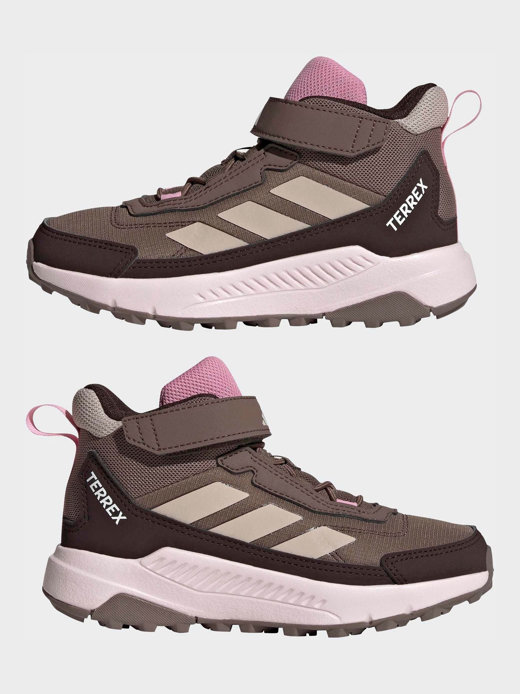 adidas Terrex Brown Anylander Mid Children Hiking Shoes image 5