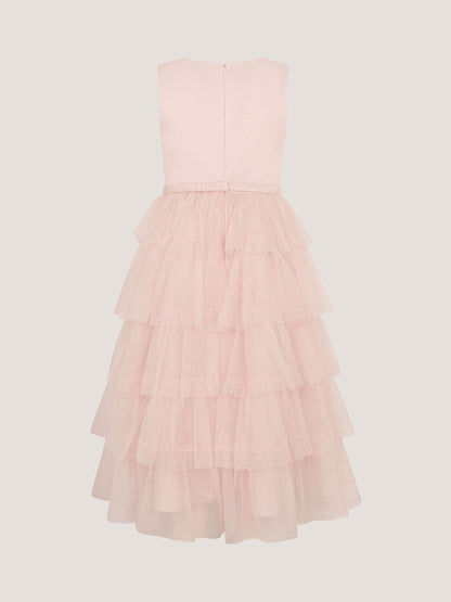 Monsoon Pink Sleeveless Tiered Party Dress image 2