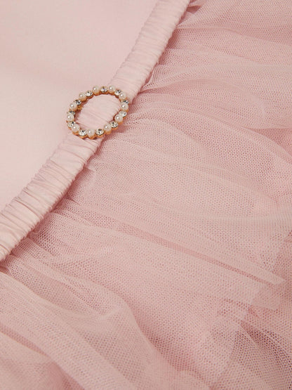Monsoon Pink Sleeveless Tiered Party Dress image 3