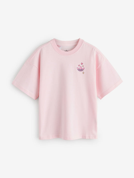 Dsiney Kidz - adidas Originals Pink Makeup Graphic T-Shirt image 2