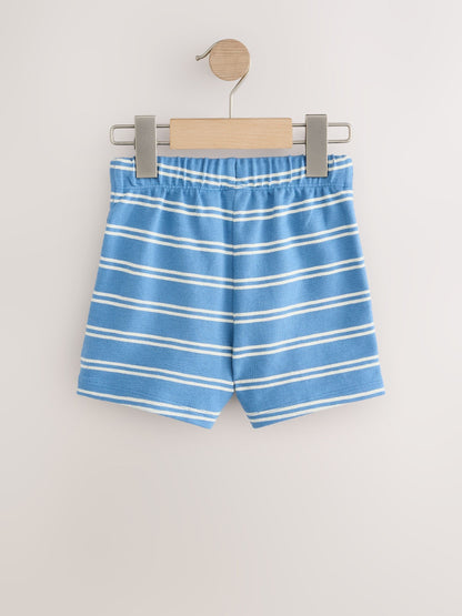 Dsiney Kidz - Blue Stripe Textured Shorts (3mths-7yrs) image 2