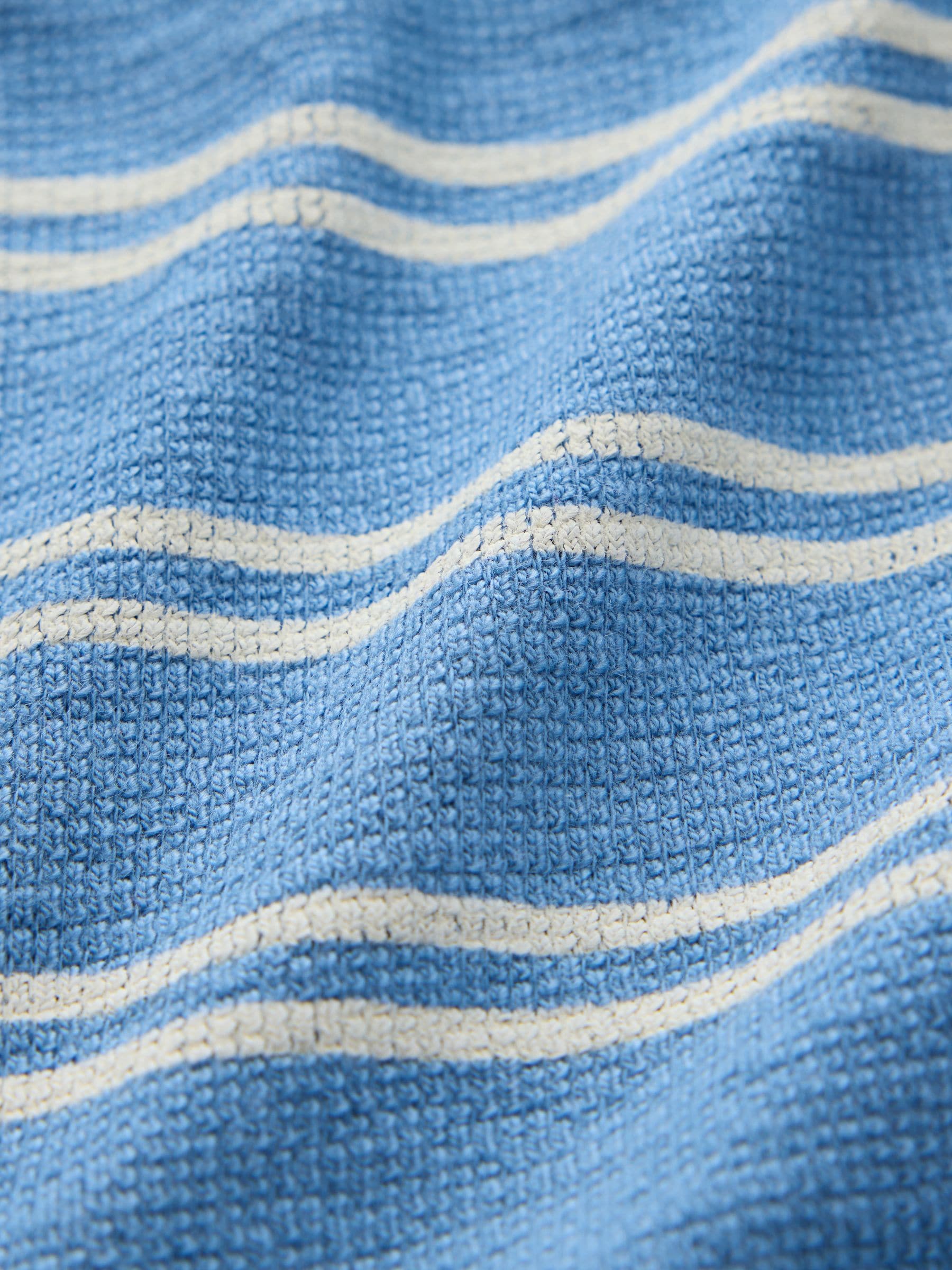 Dsiney Kidz - Blue Stripe Textured Shorts (3mths-7yrs) image 3
