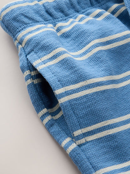 Dsiney Kidz - Blue Stripe Textured Shorts (3mths-7yrs) image 5