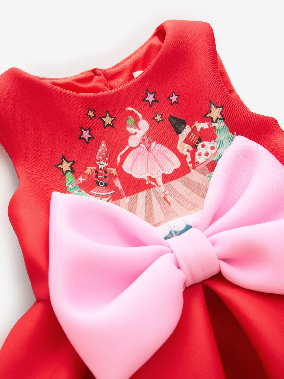 Dsiney Kidz - Chrismas Red Cath Kidston Scuba Bow Dress (3mths-7yrs) image 7