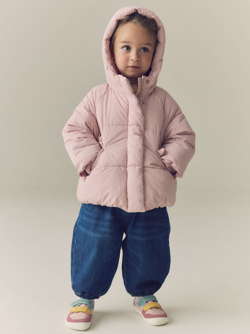 Light Pink Shower Resistant Padded Coat (6mths-7yrs) - image 1
