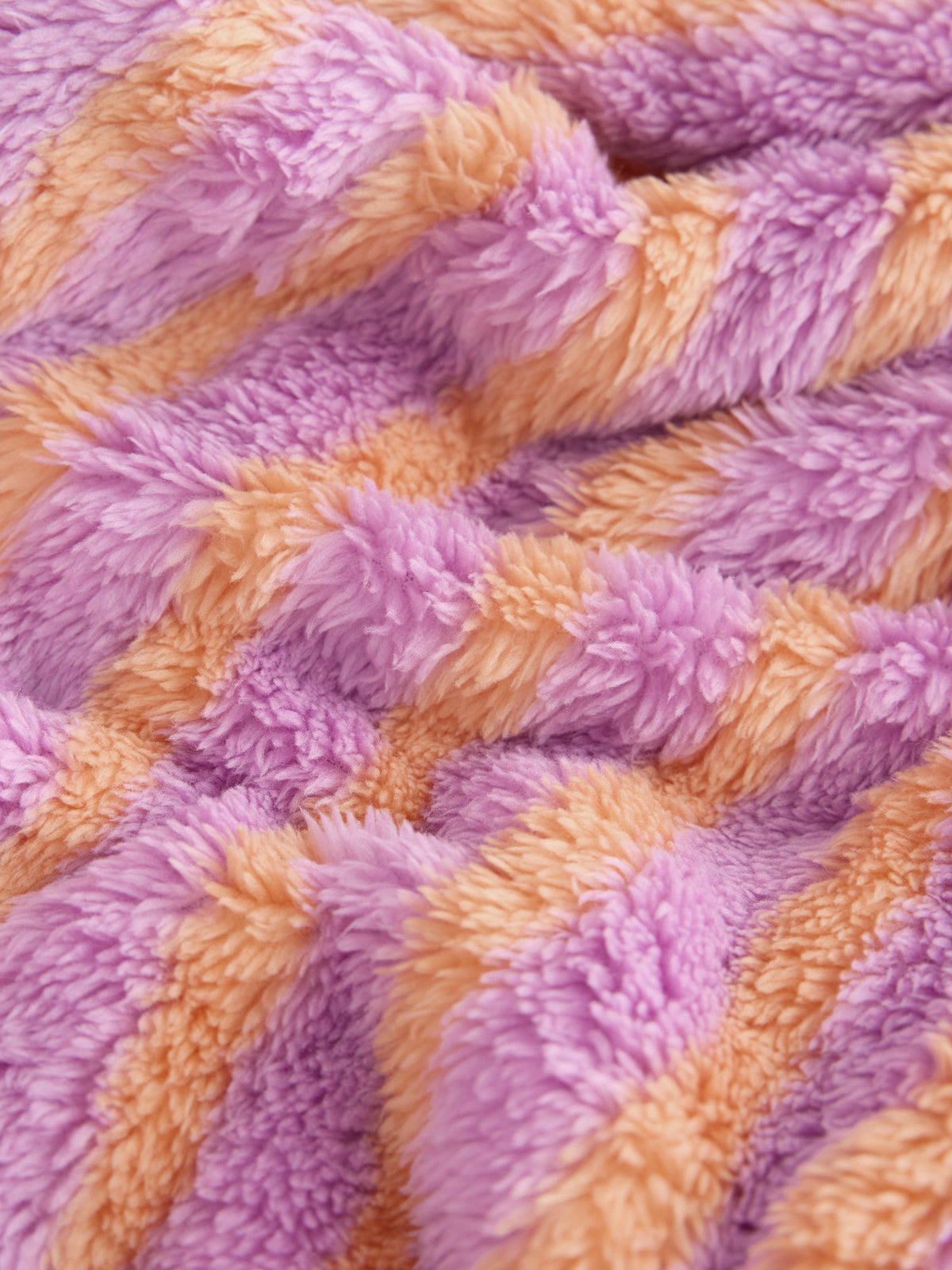 Pink/Orange Stripe Fleece Dressing Gown (9mths-16yrs) - image 8