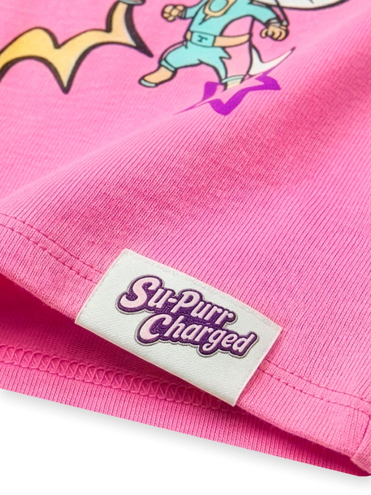 Character Pink Super Kitties Glitter T-Shirt image 4