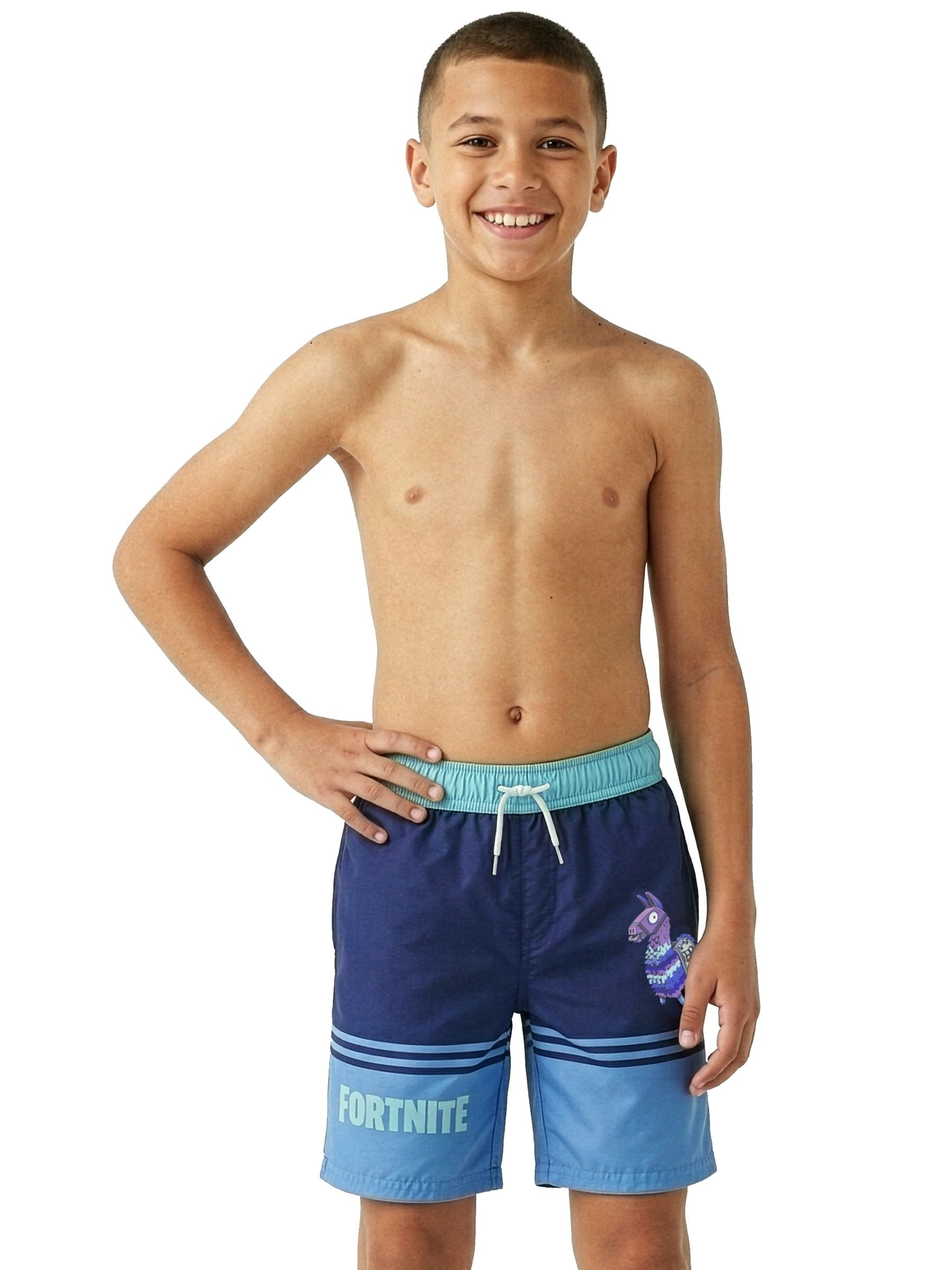 Dsiney Kidz - Character Blue Fortnite Swim Shorts Llama Pinata image 6