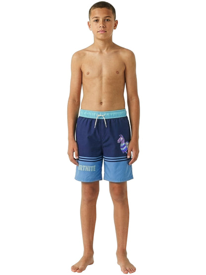 Dsiney Kidz - Character Blue Fortnite Swim Shorts Llama Pinata image 8