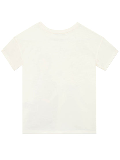 Character White Disney Frozen Anna And Elsa T-Shirt Ice Magic image 2