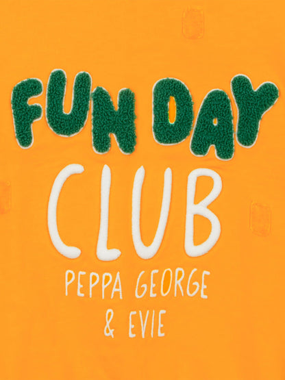 Character Orange Pepp Pig Sweatshirt Fun Day Club - image 7