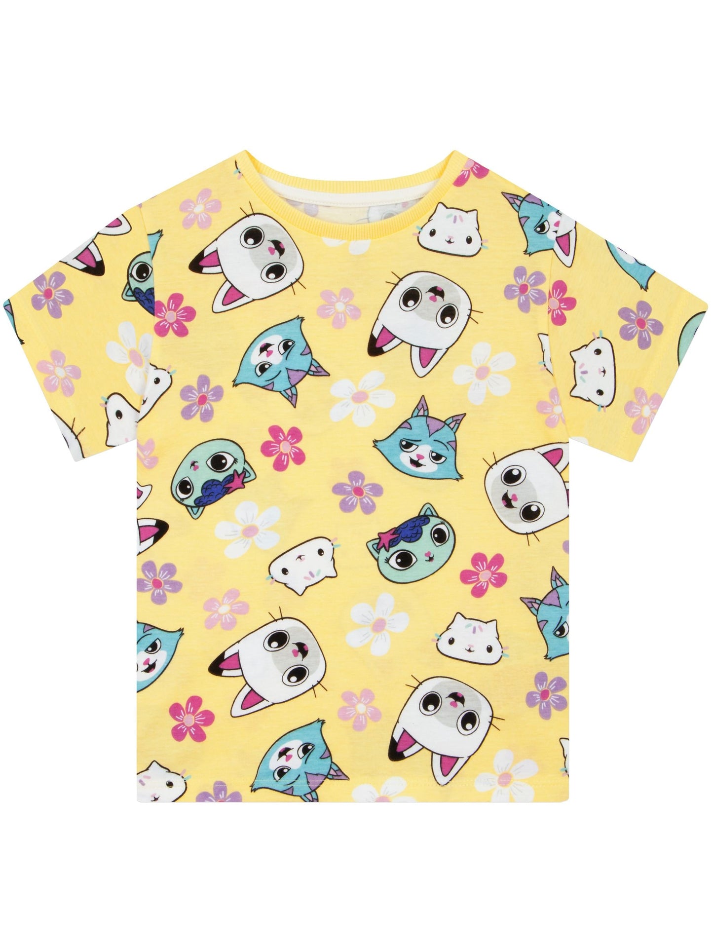 Character Pink Gabby's Dollhouse 3 Pack T-Shirts image 3