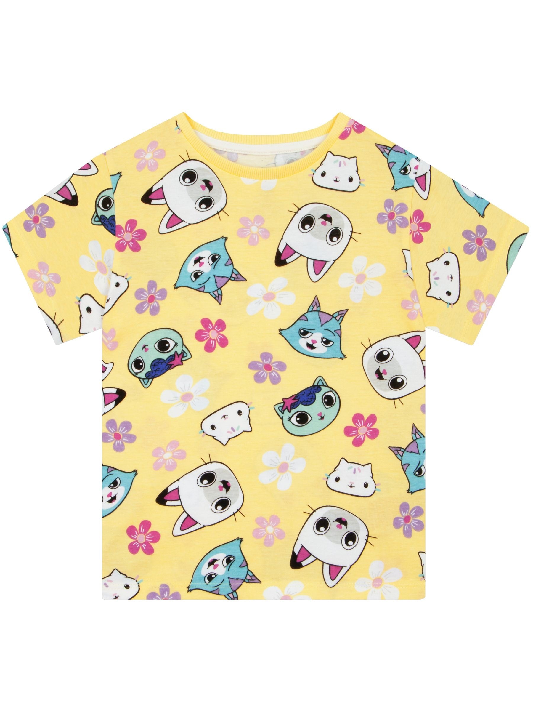 Character Pink Gabby's Dollhouse 3 Pack T-Shirts image 3