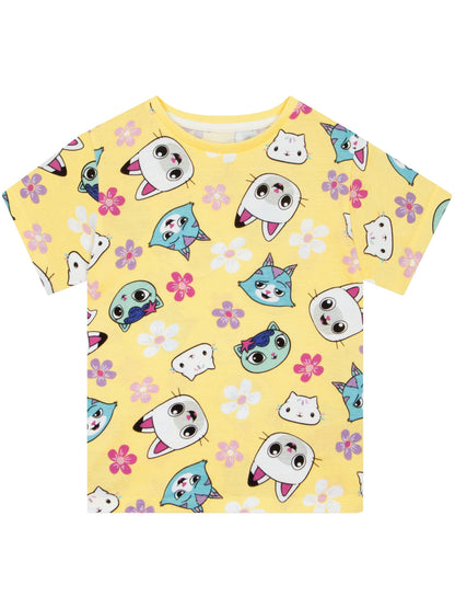 Character Pink Gabby's Dollhouse 3 Pack T-Shirts image 3