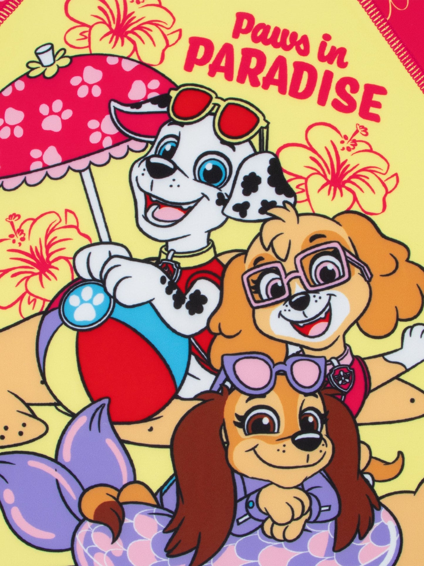 Character Pink PAW Patrol Skye Long Sleeve Swimsuit image 3