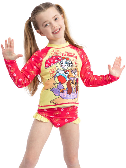 Character Pink PAW Patrol Skye Long Sleeve Swimsuit image 7
