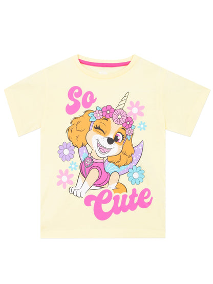 Character Pink PAW Patrol Skye And Liberty T-Shirts 3 Pack image 2