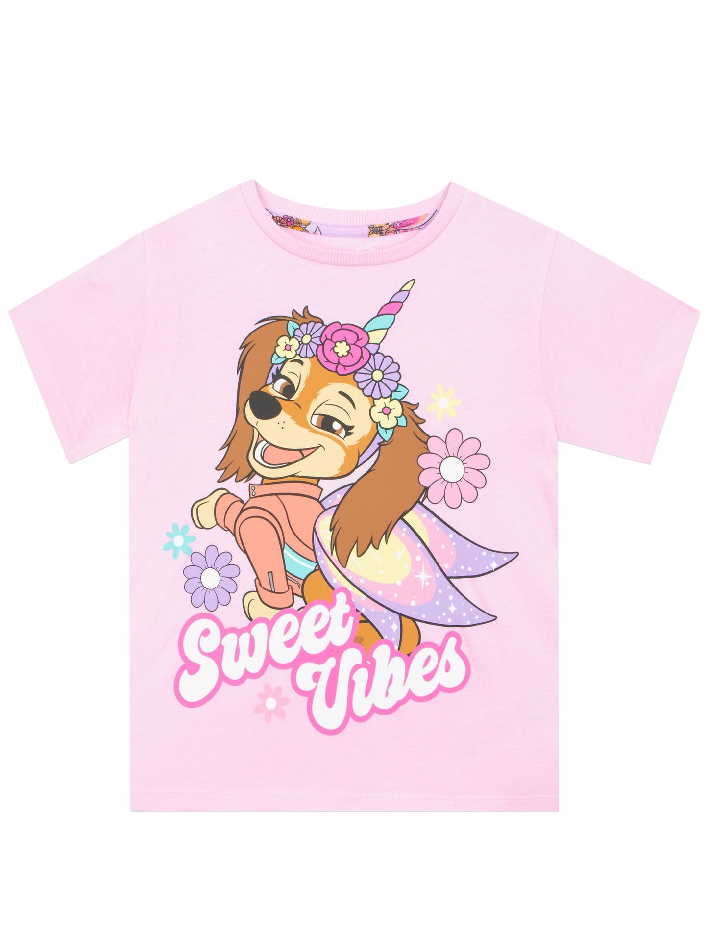 Character Pink PAW Patrol Skye And Liberty T-Shirts 3 Pack image 3