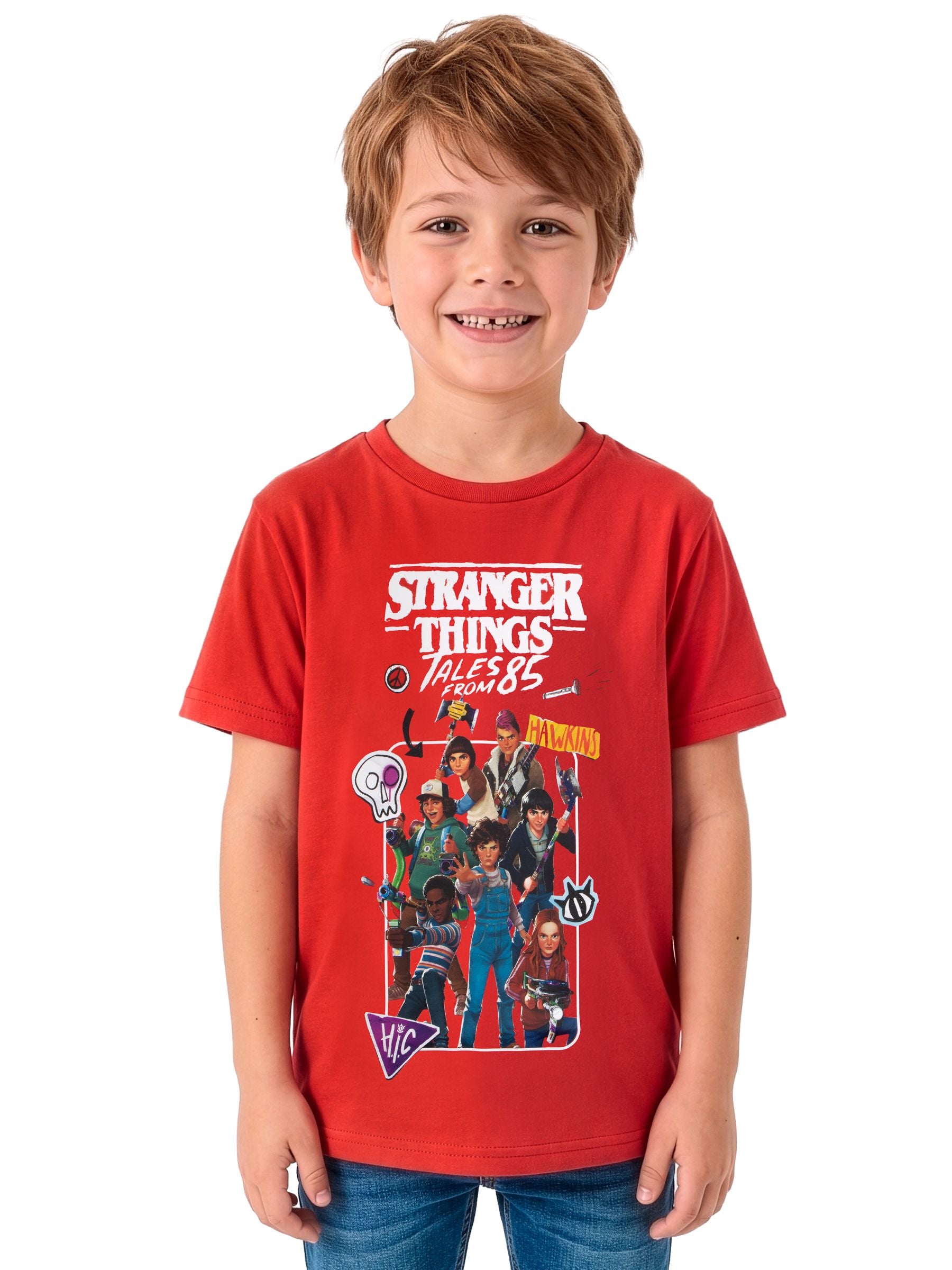 Dsiney Kidz - Character Red Stranger Things Tales From 85 T-Shirt image 2
