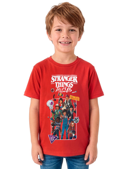 Dsiney Kidz - Character Red Stranger Things Tales From 85 T-Shirt image 2