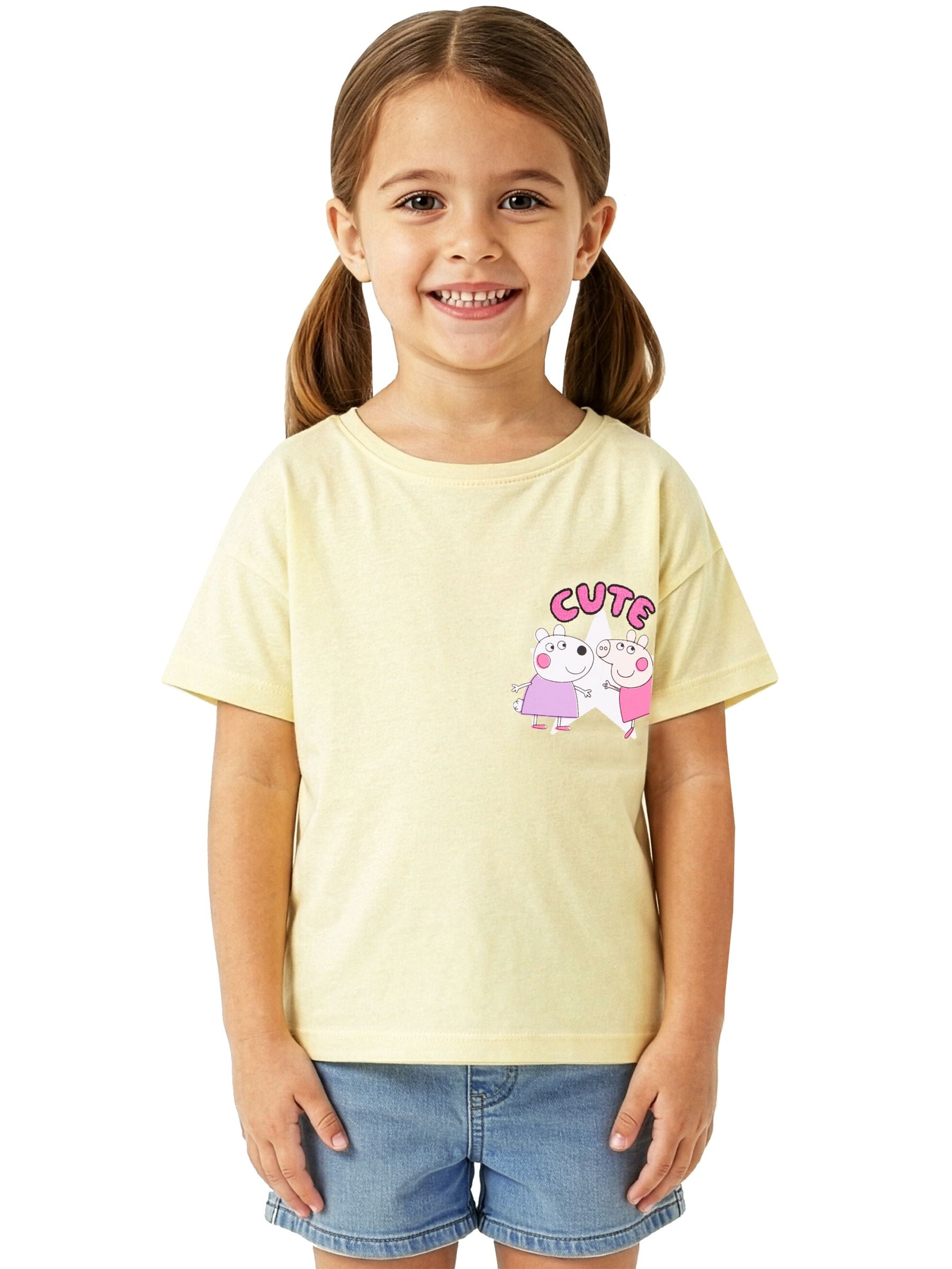 Character Yellow Peppa Pig Cute T-Shirt image 7
