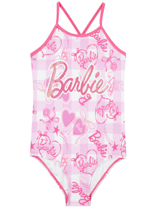 Dsiney Kidz - Character Pink Barbie Glittery Swimsuit image 1
