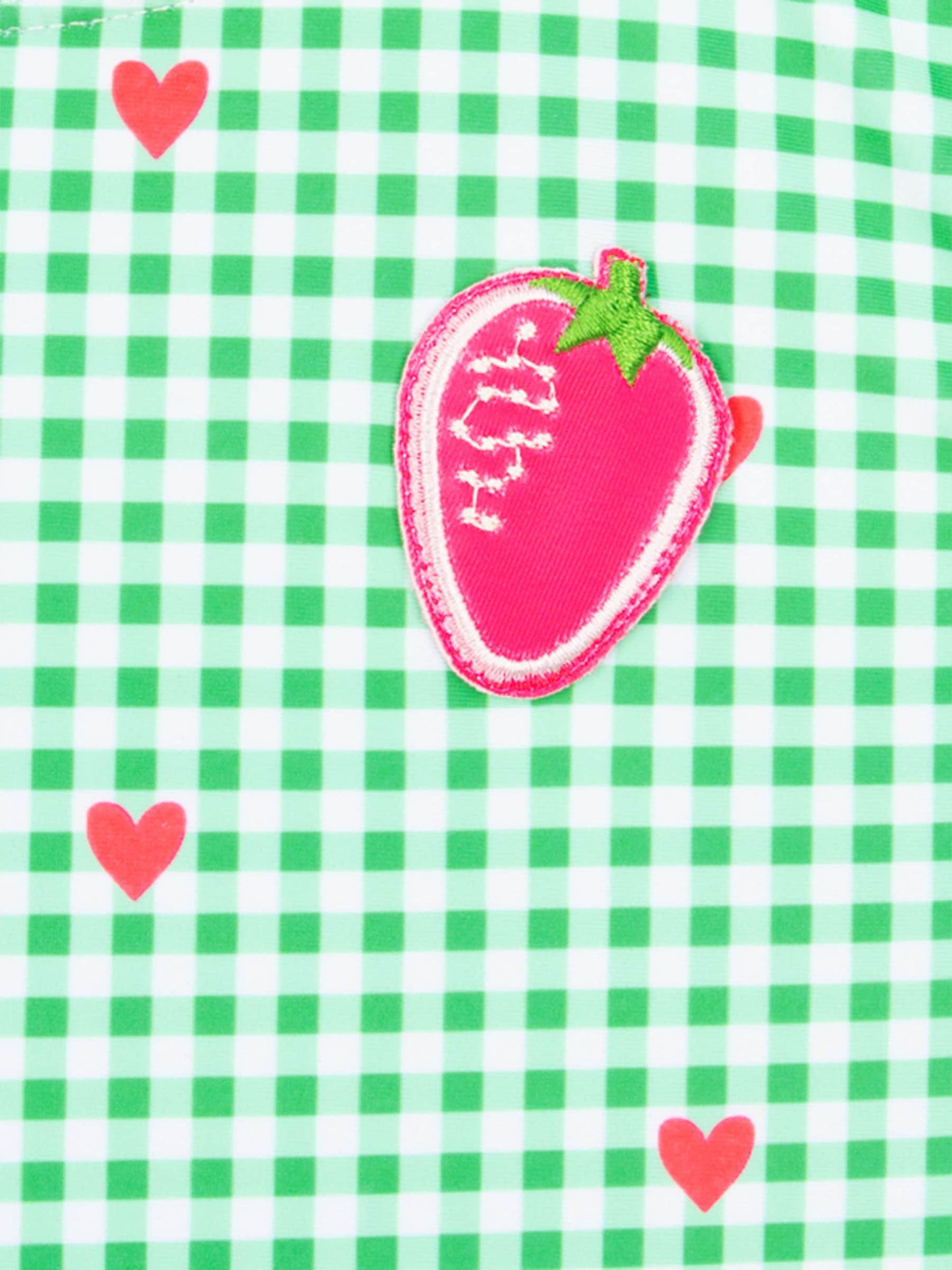 Harry Bear Green Gingham Hearts One Piece Swimsuit image 6