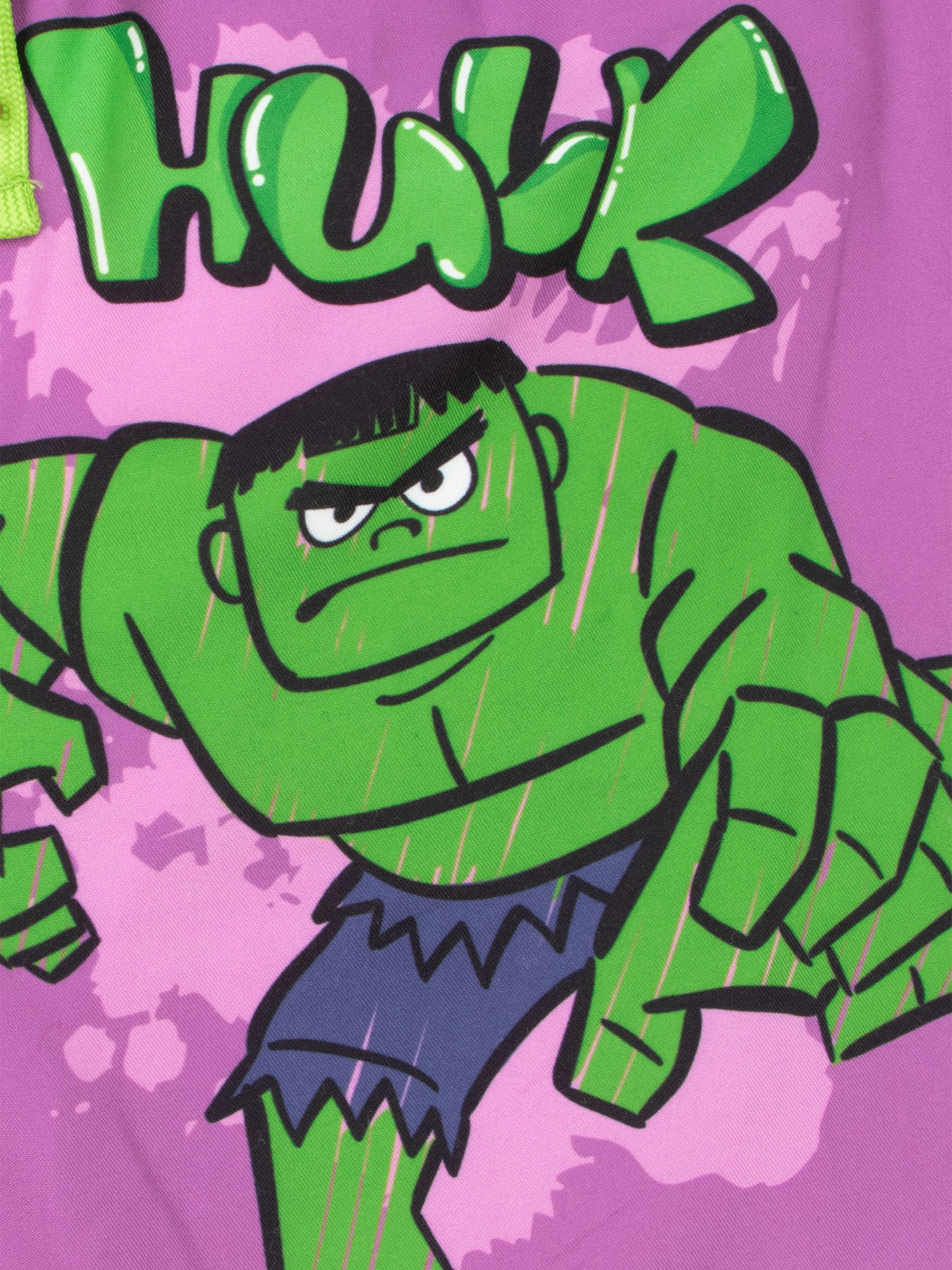 Character Purple Marvel Hulk Swim Shorts image 4