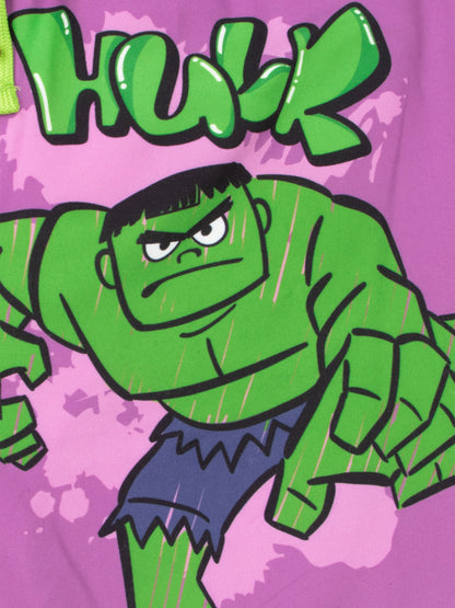 Character Purple Marvel Hulk Swim Shorts image 4