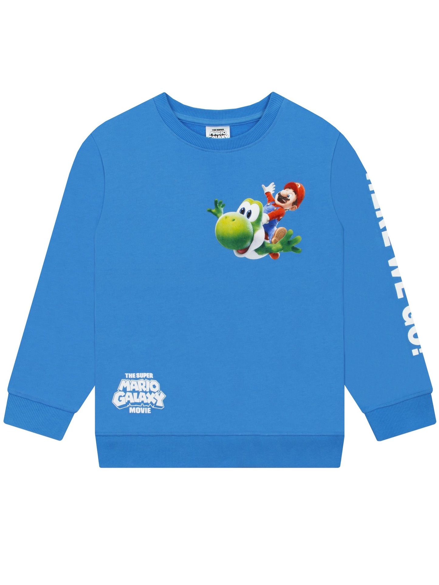 Dsiney Kidz - Character Blue Super Mario Galaxy Sweatshirt Mario And Yoshi image 1