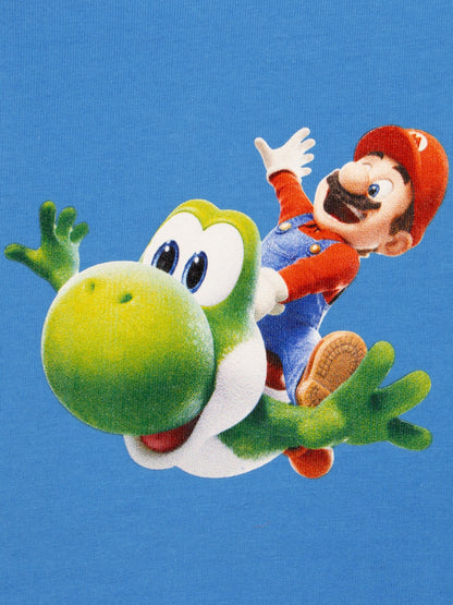 Dsiney Kidz - Character Blue Super Mario Galaxy Sweatshirt Mario And Yoshi image 2